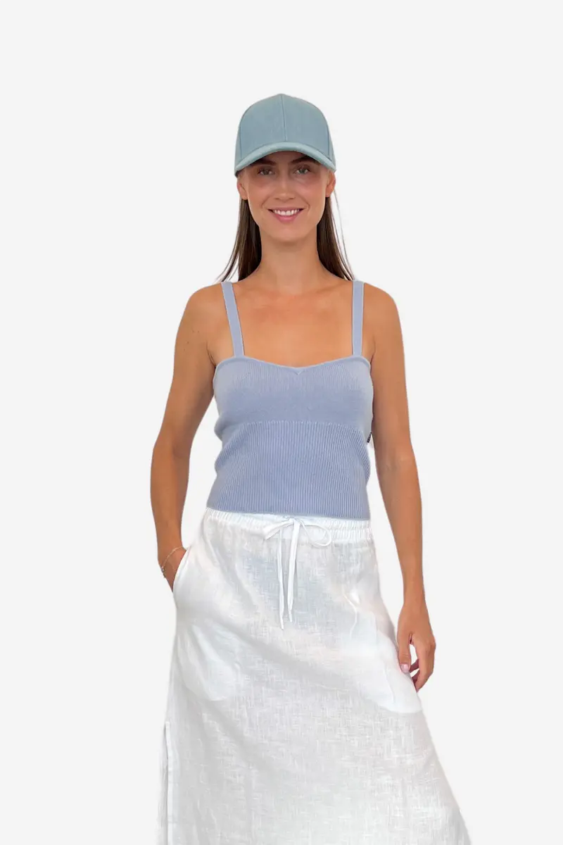 Julie Denim Cap Light Blue