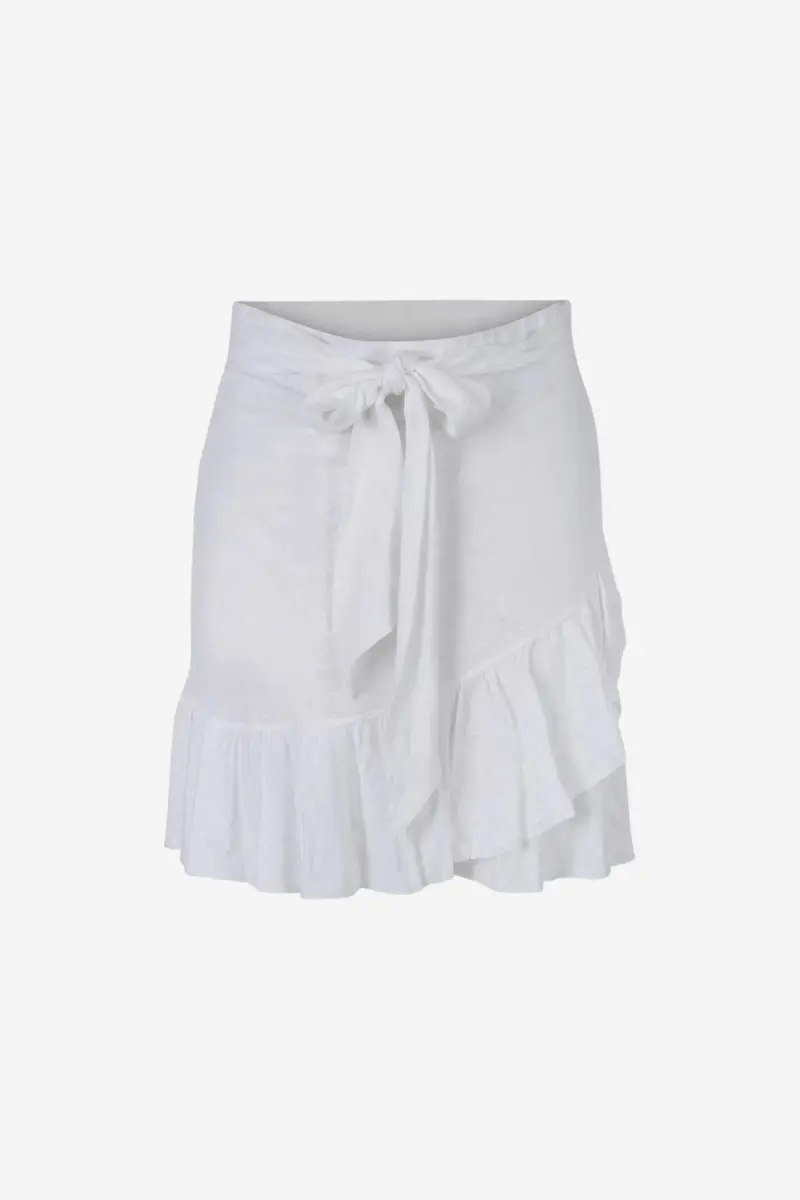 Juliette Linen Skirt White