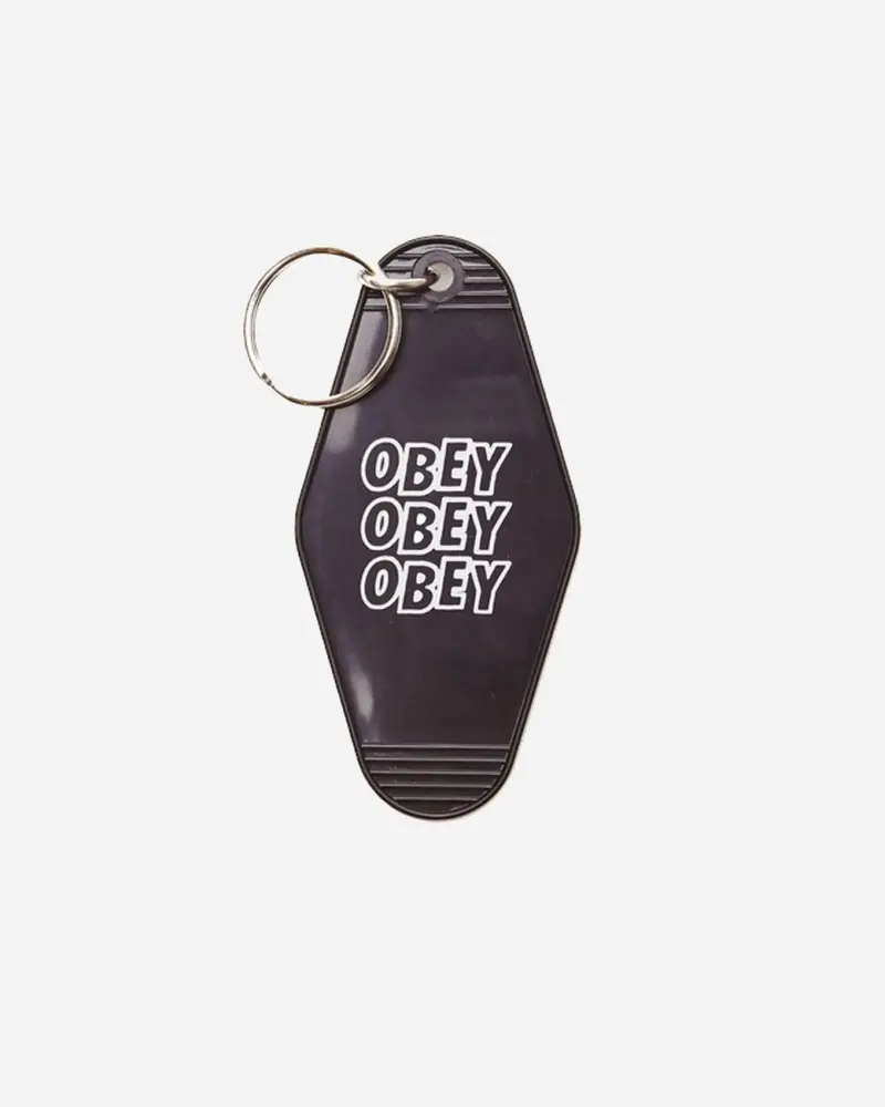Jumble Stacks Keychain - Black