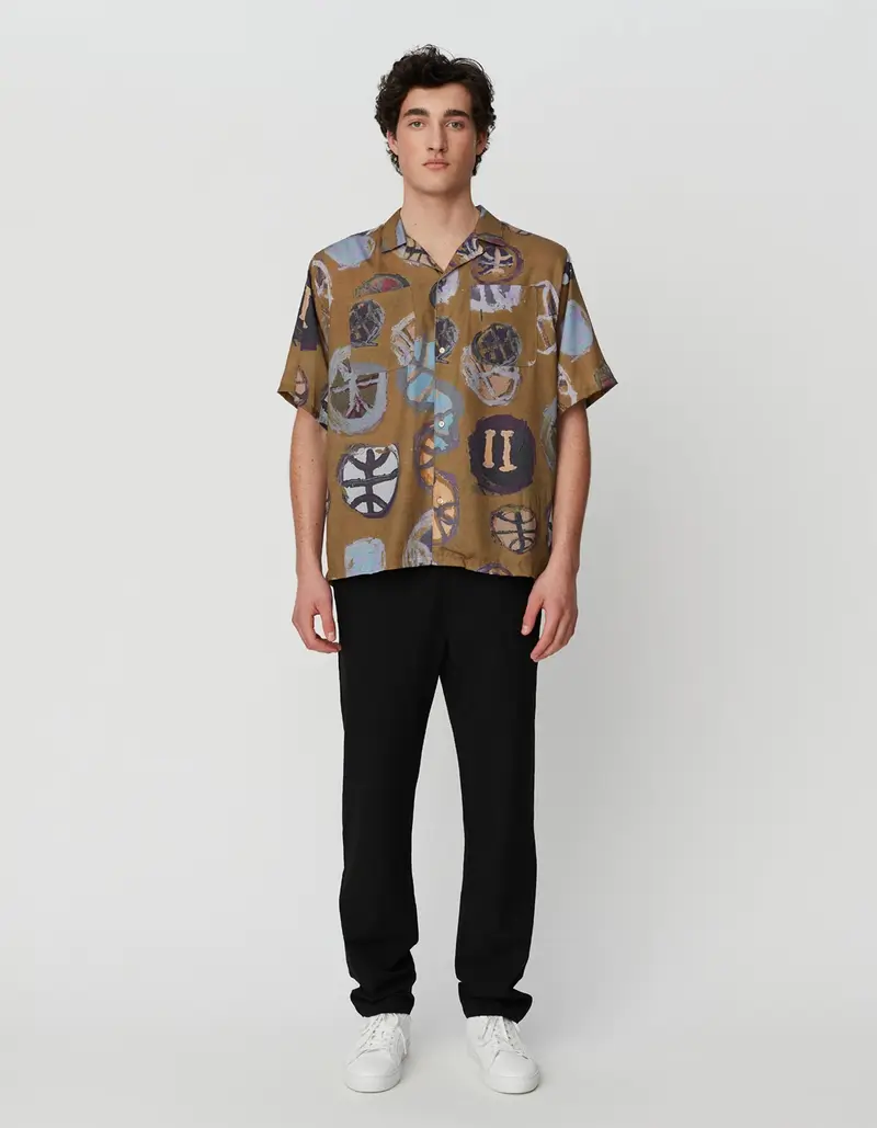 Kabangu AOP tencel ss shirt