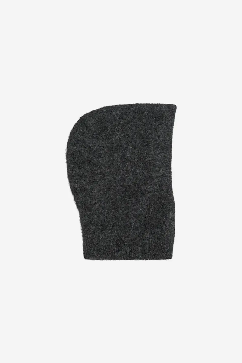 Kajsa Chunky Balaclava Charcoal