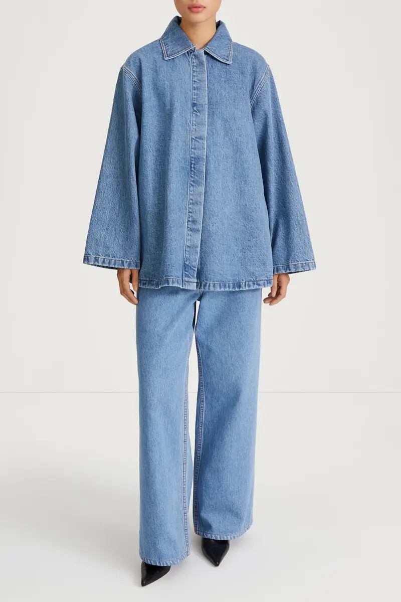 Karen Denim Jacket Vintage Blue
