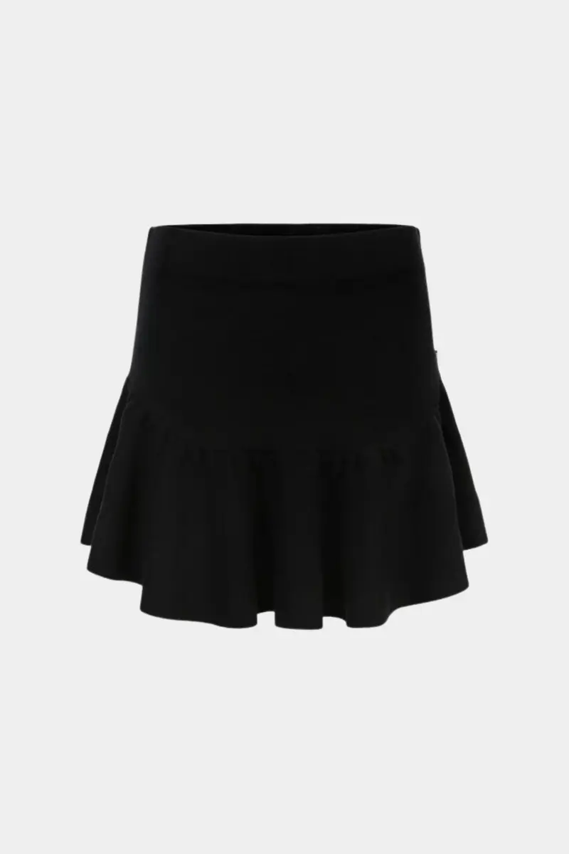 Karen merino skirt Black
