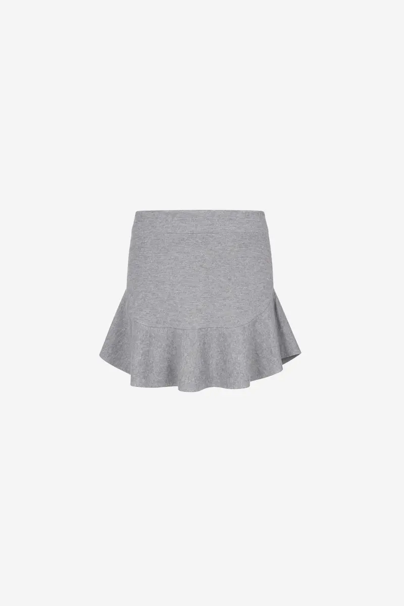 Karen Merino Skirt Grey Melange