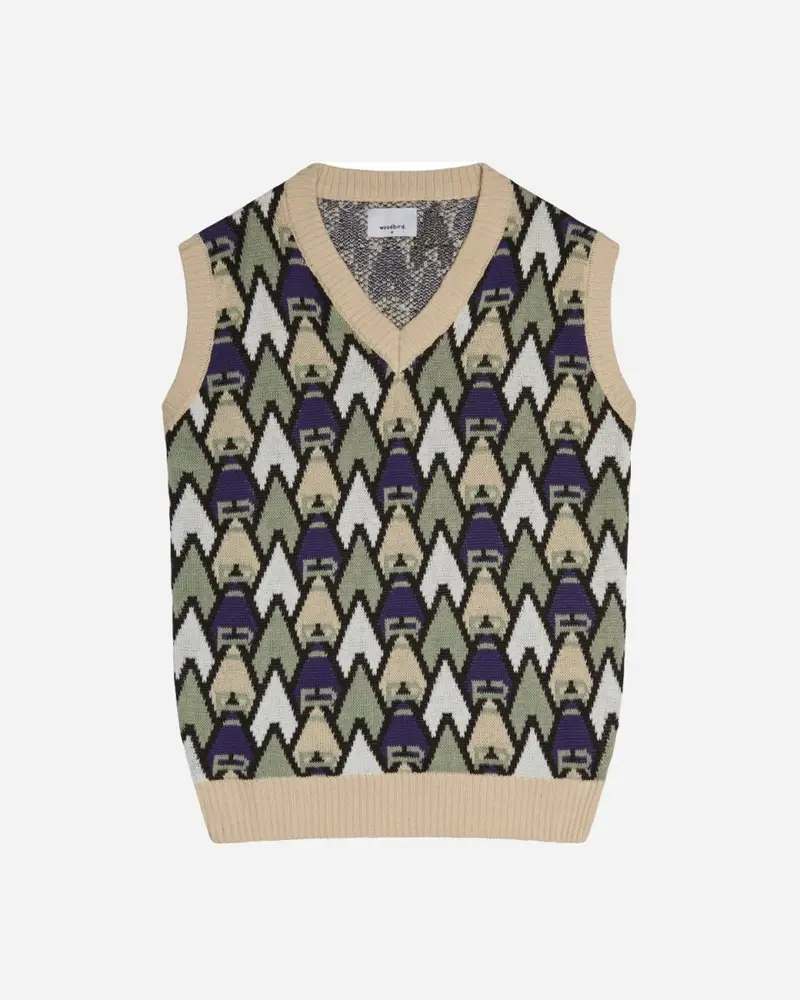 Karl Mono Vest - Ecru