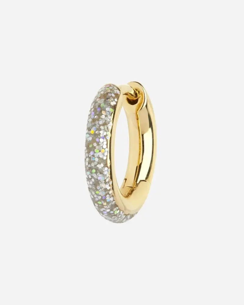 Kate Opal Glitter Huggie Gold HP