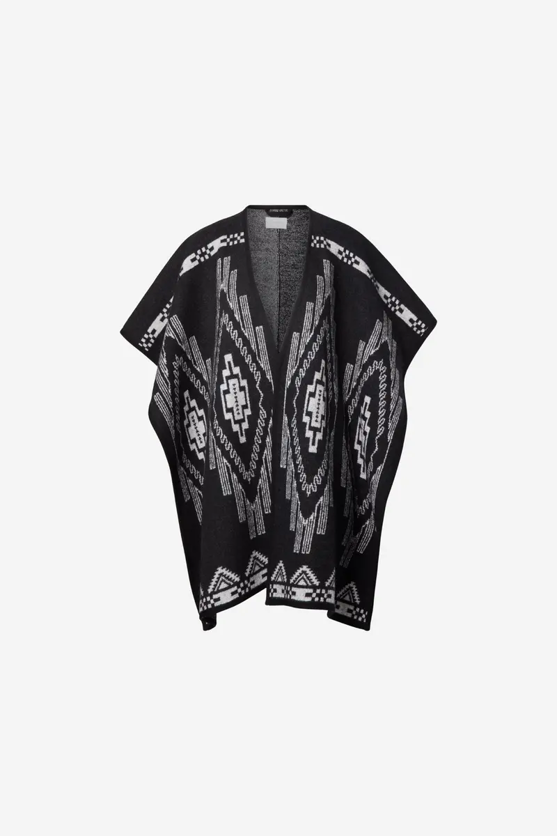 Kautokeino Poncho Black
