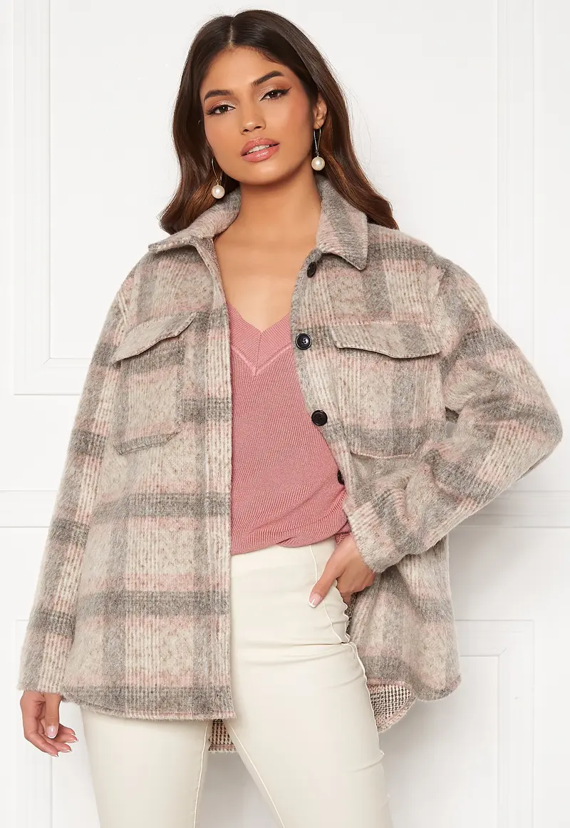 Kawi L/S Check Shacket