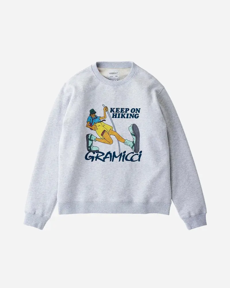 Keep On Hiking Sweatshirt - Ash Heather