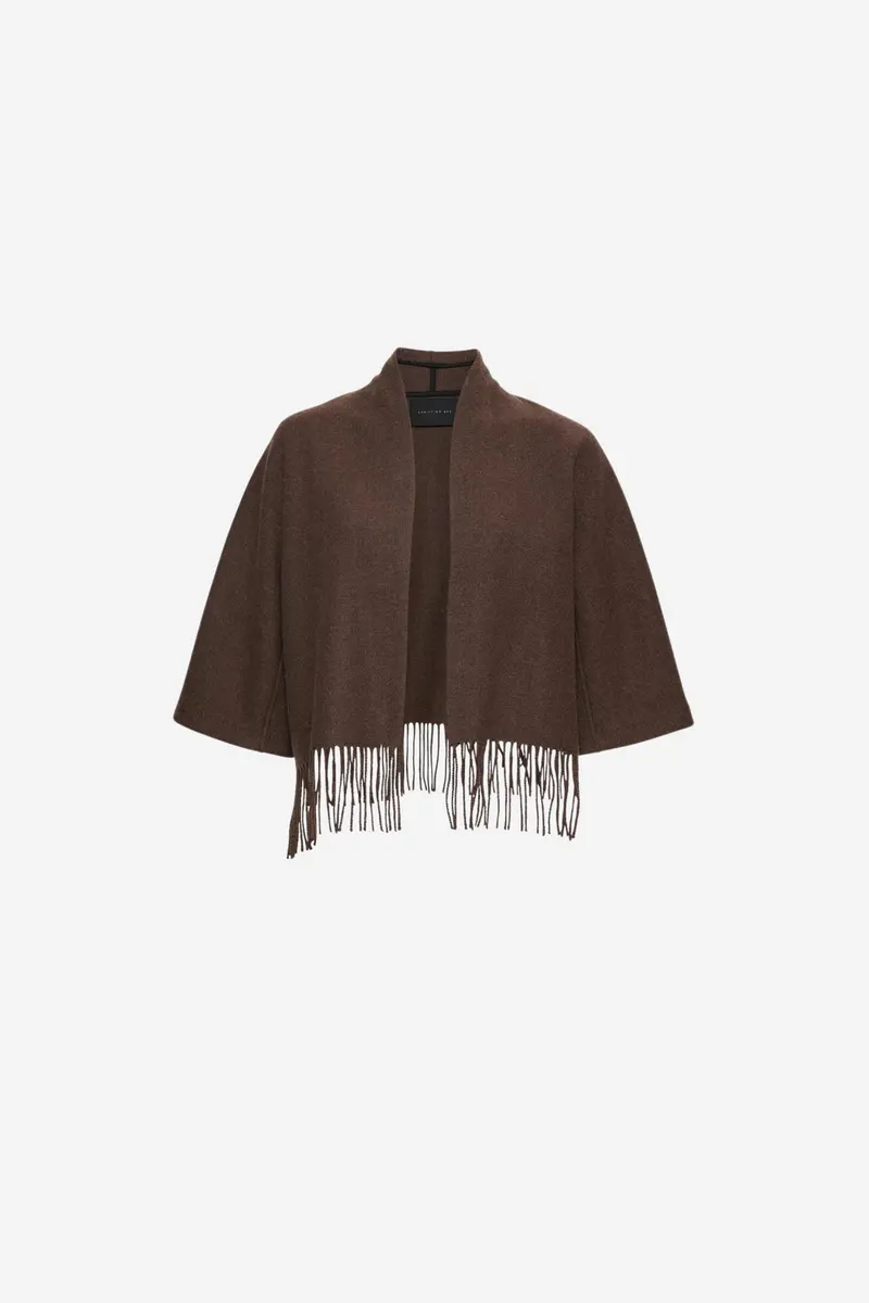 Keyla Lambswool Jacket Brown