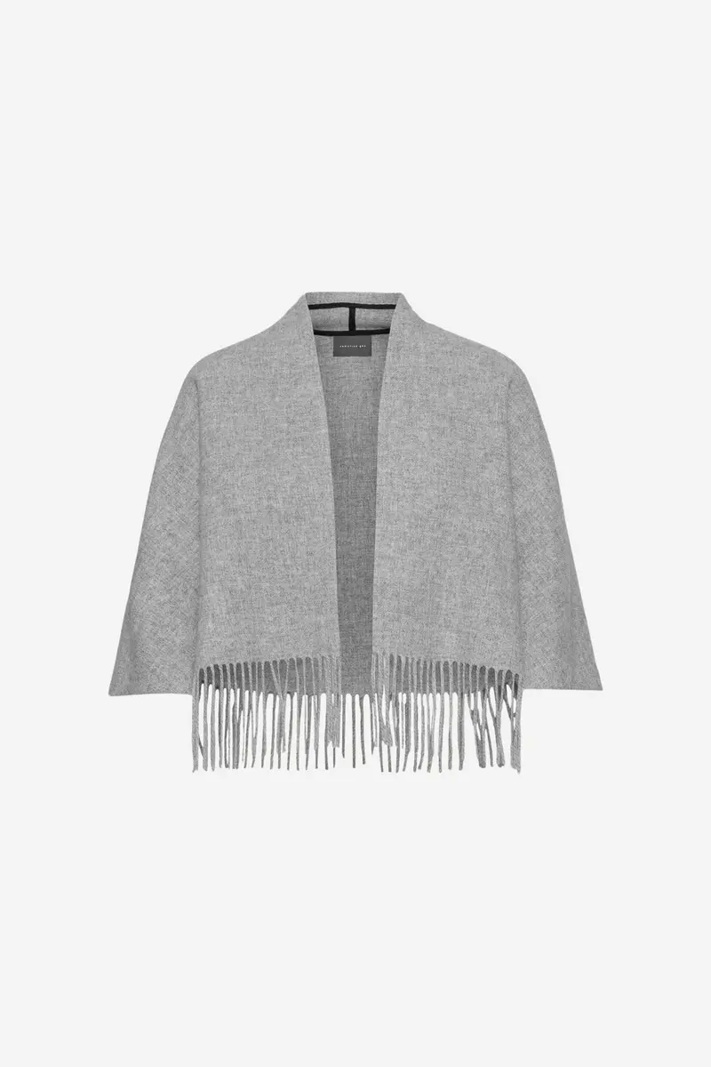 Keyla Lambswool Jacket Lt. Grey Mel