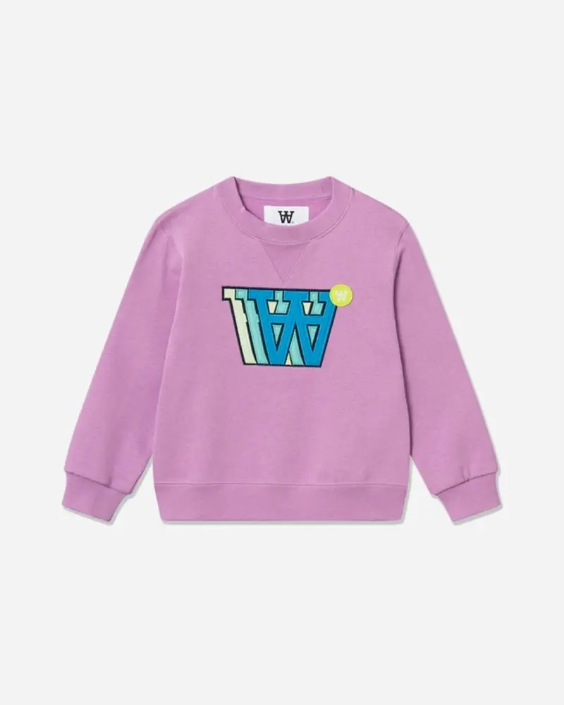 Kids Rod Applique Sweatshirt - Rosy Lavender