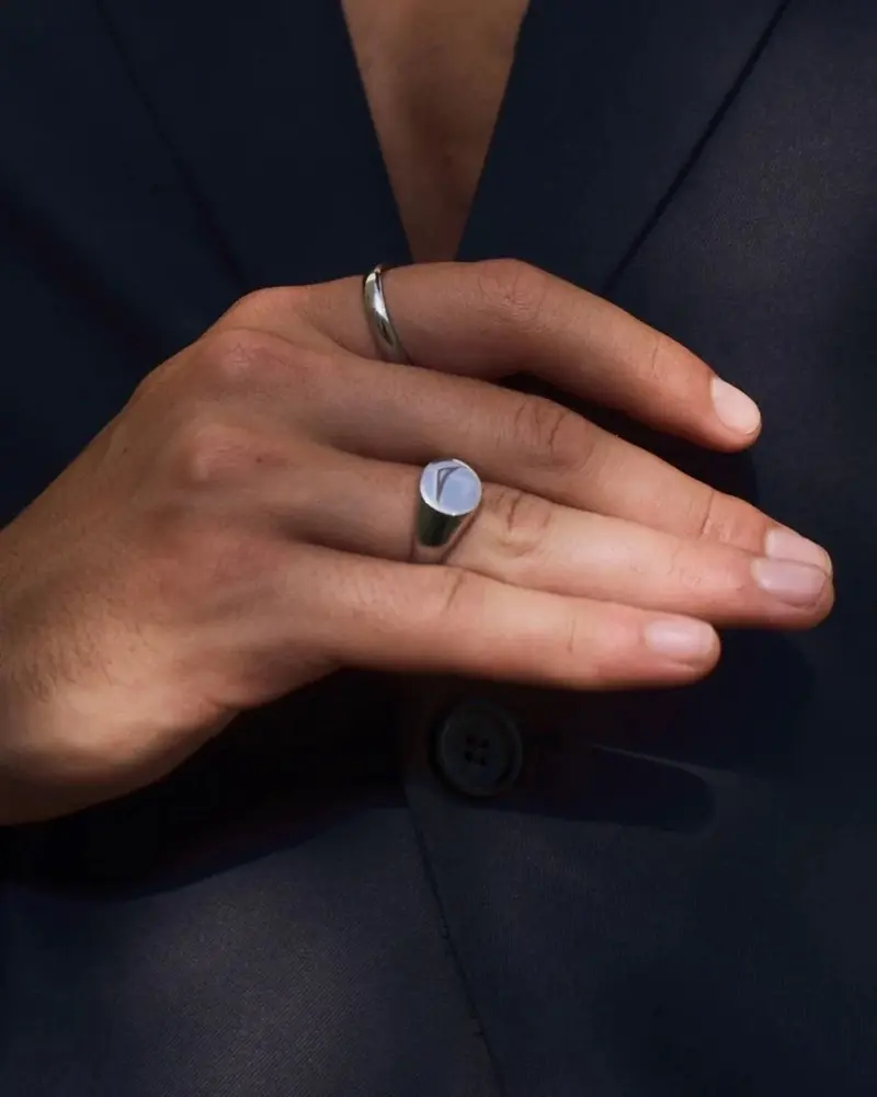 Kim Signet Ring Steel