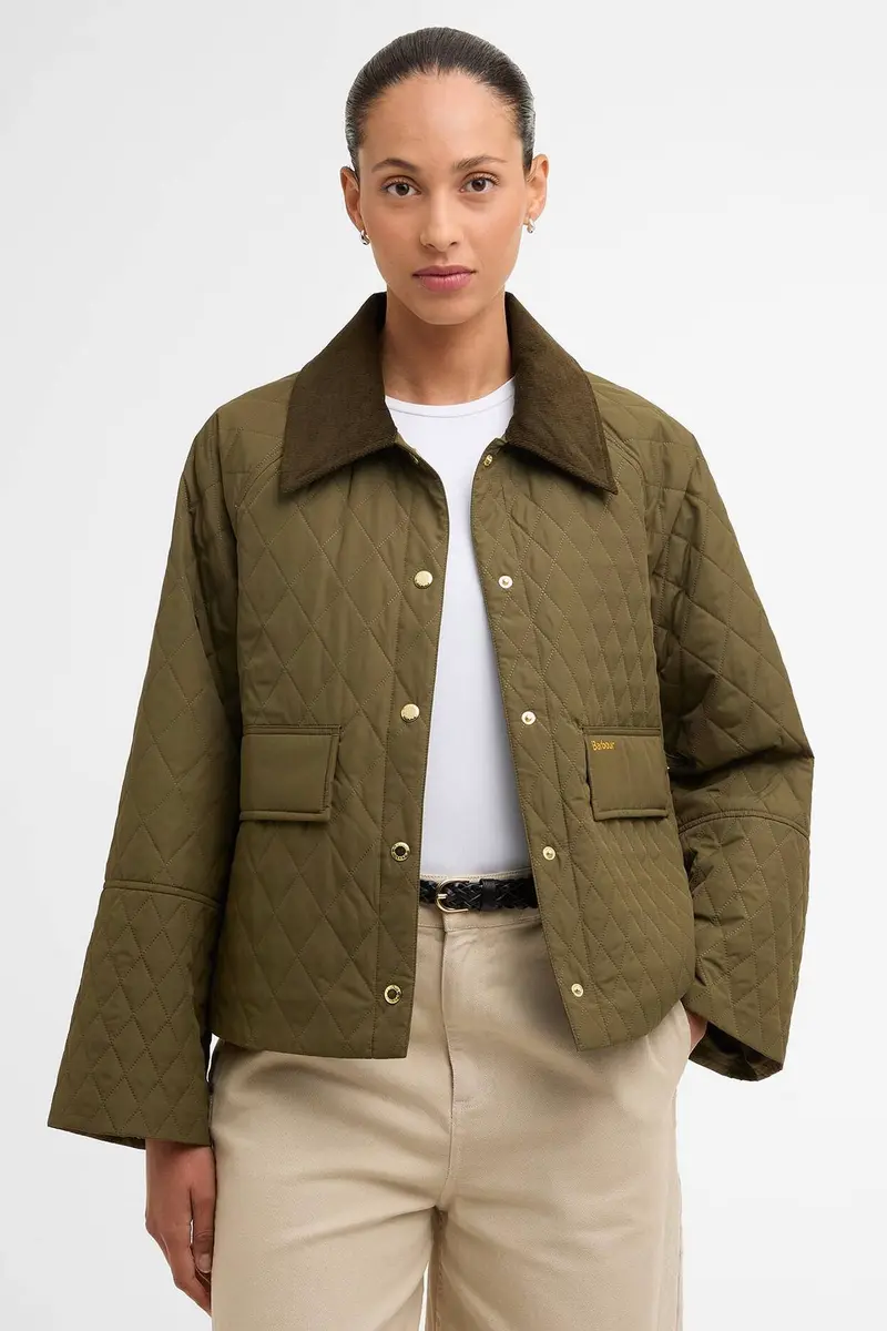 Kirby Quilted Jacket Ivy Green/Ancient Tartan