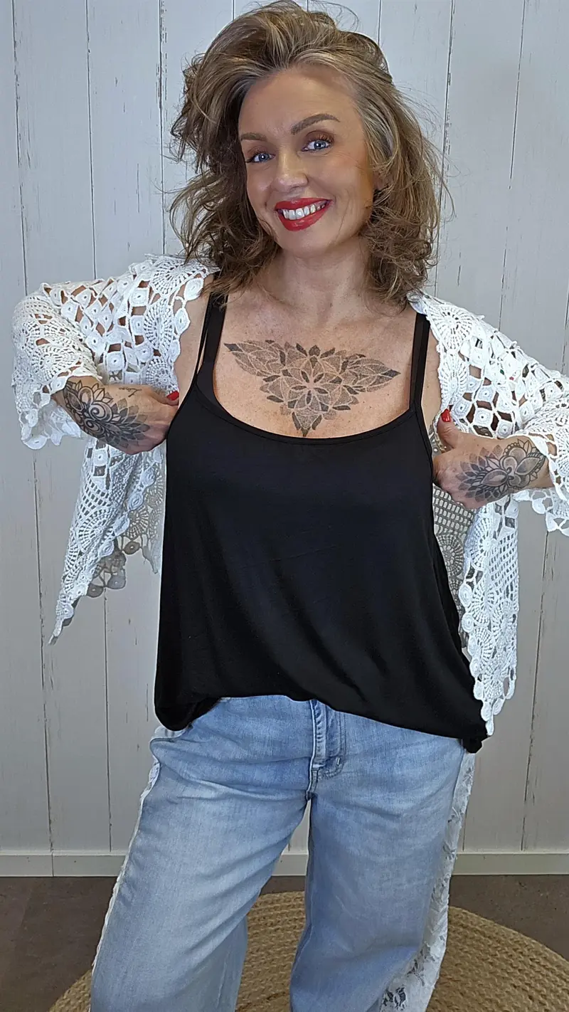 Klara singlet Svart