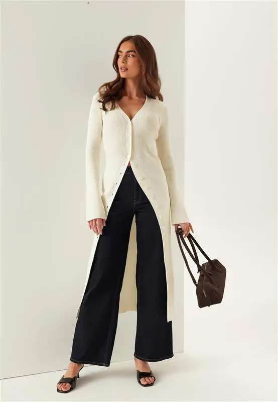 Knitted Cardigan Dress