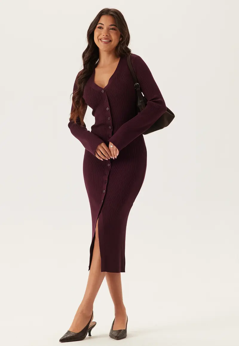 Knitted Cardigan Dress
