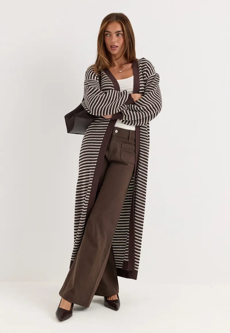 Knitted Maxi Cardigan