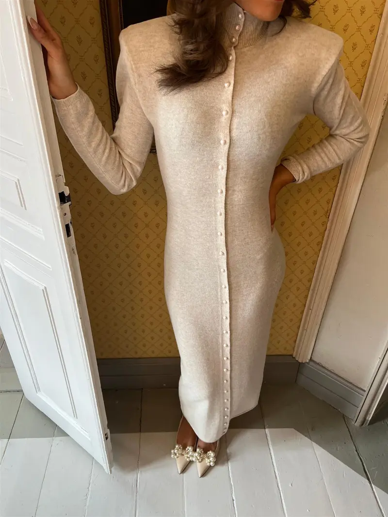 Knitted Polo Dress