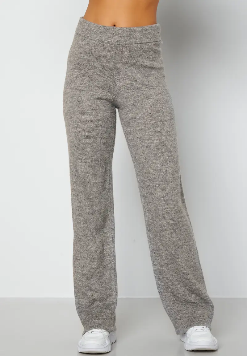 Knitted wide leg pants
