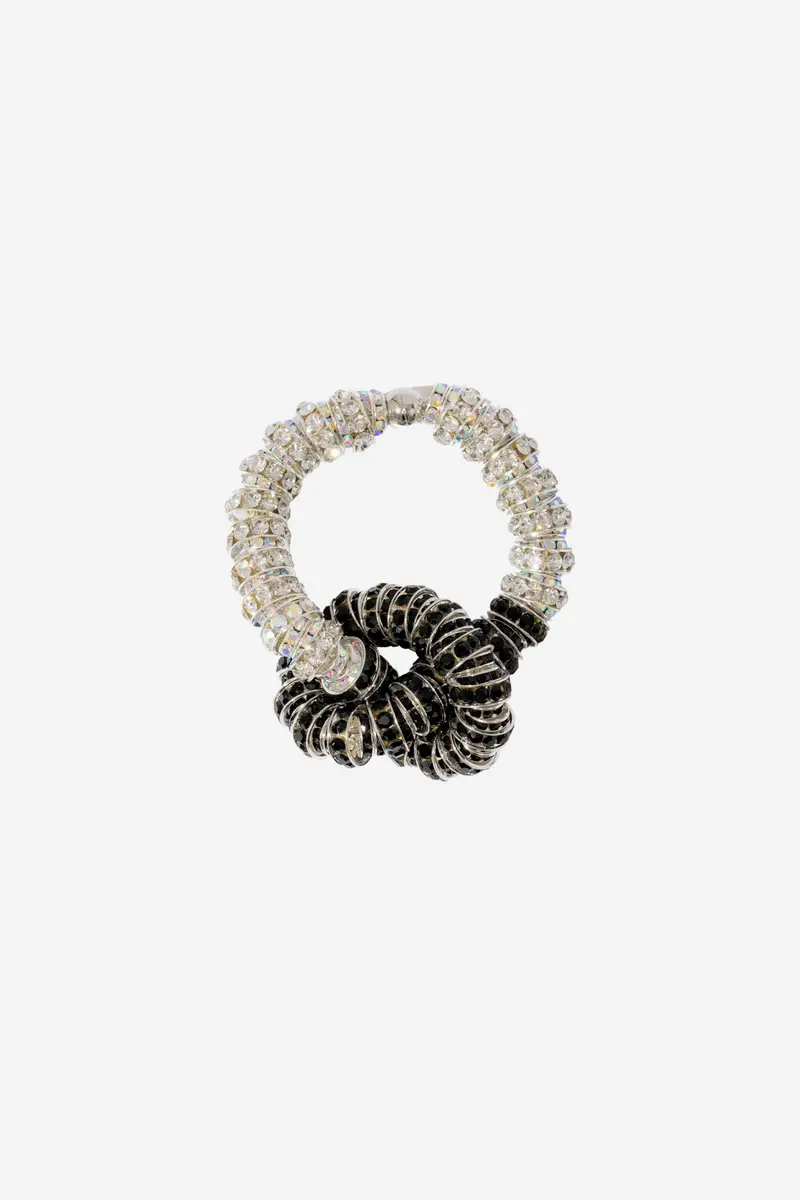 Knot Bracelet Black/Silver