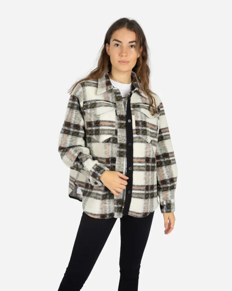 Krista shirt - Beige Check