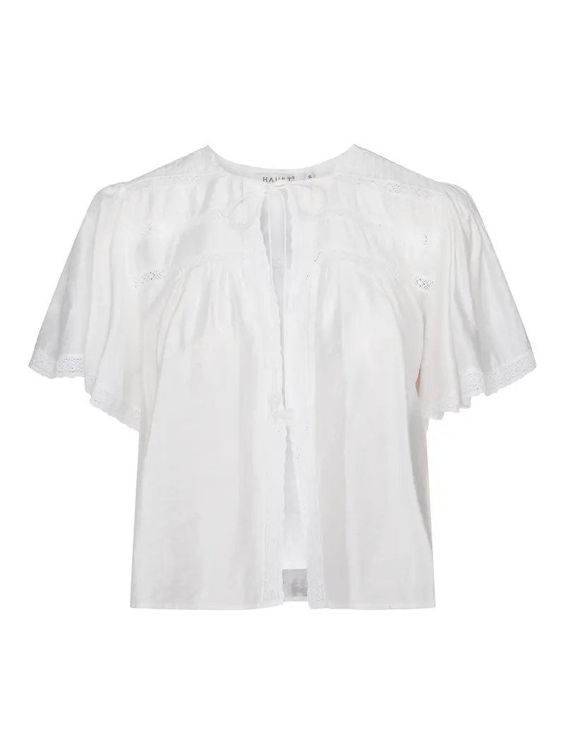 Lace blouse White