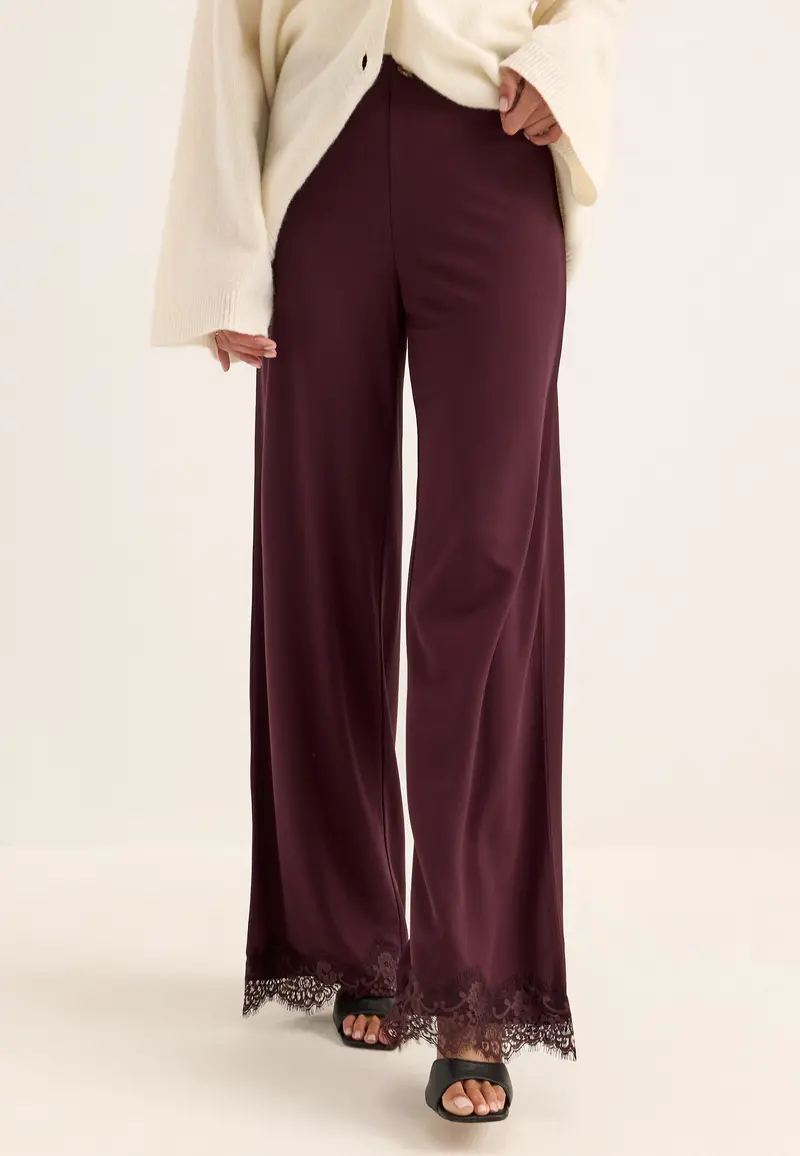 Lace Detail Trousers