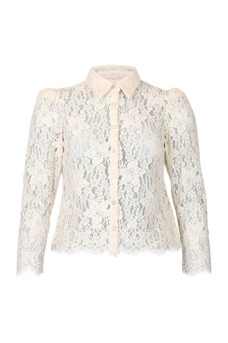 Lace Shirt - Vintage White