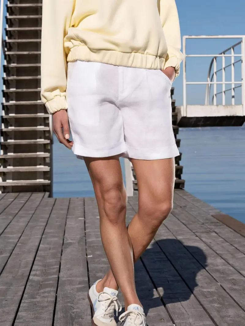 Lacy Shorts - White