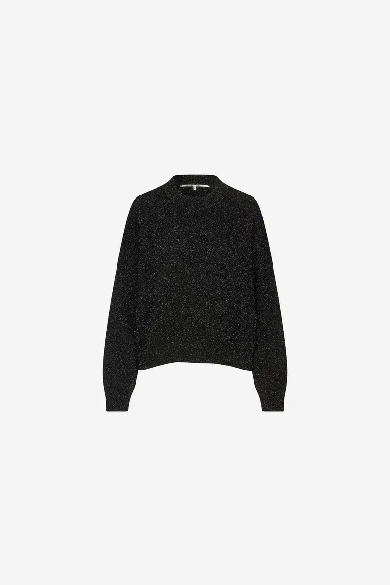 Lamilla Knit O-Neck Iron Gate