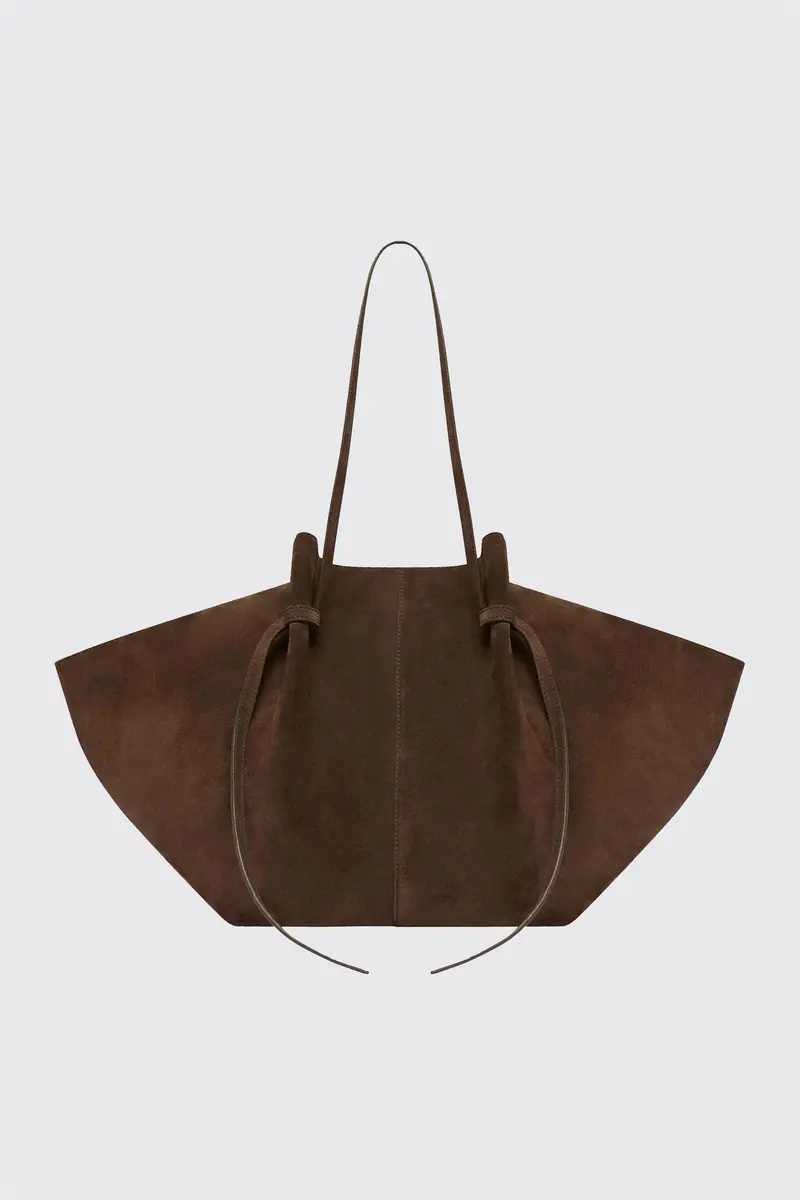 Large Mochi Suede Chocolate