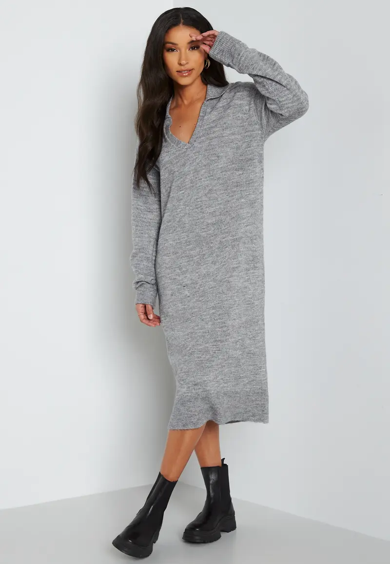 Laura L/S knit dress
