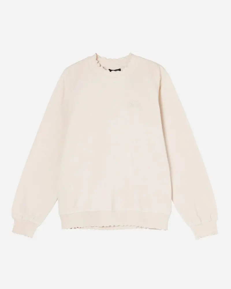 Laure Lettuce Edge Crew - Natural