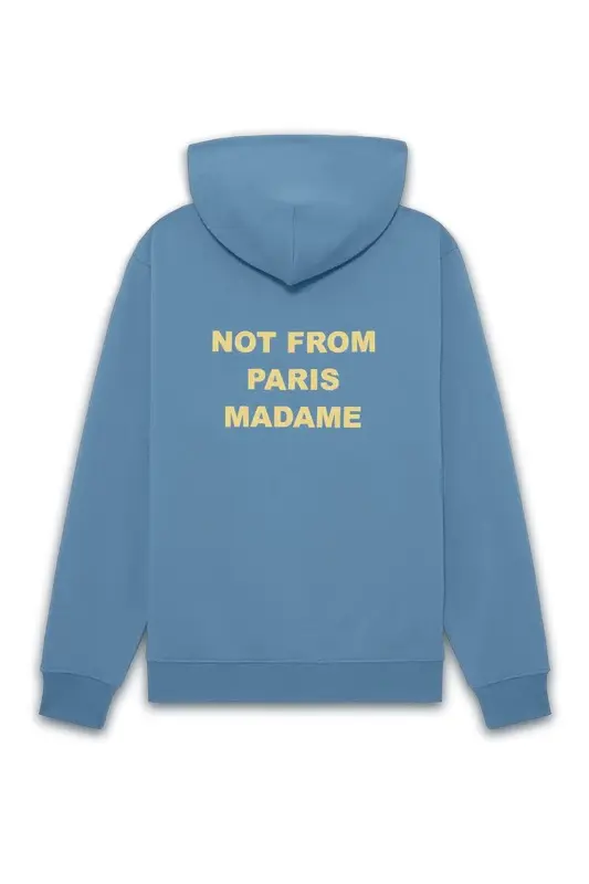 Le Hoodie Slogan Atlantic Blue