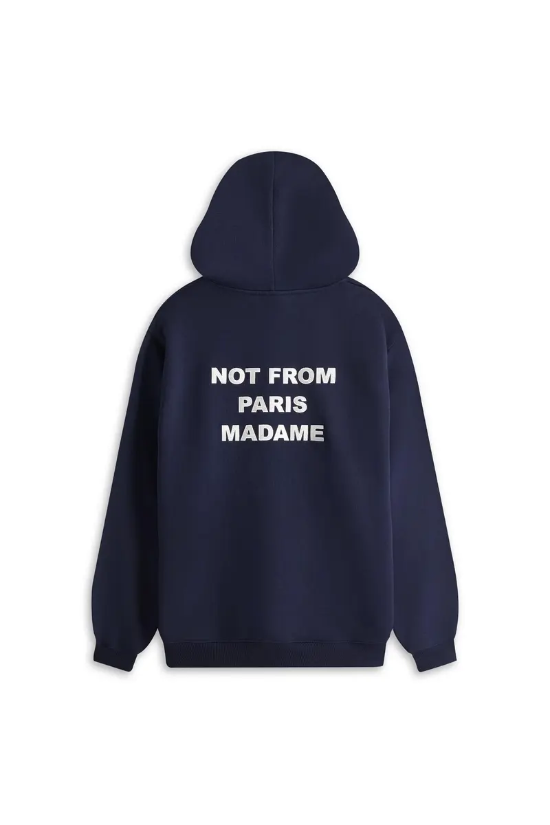 Le Hoodie Slogan Navy