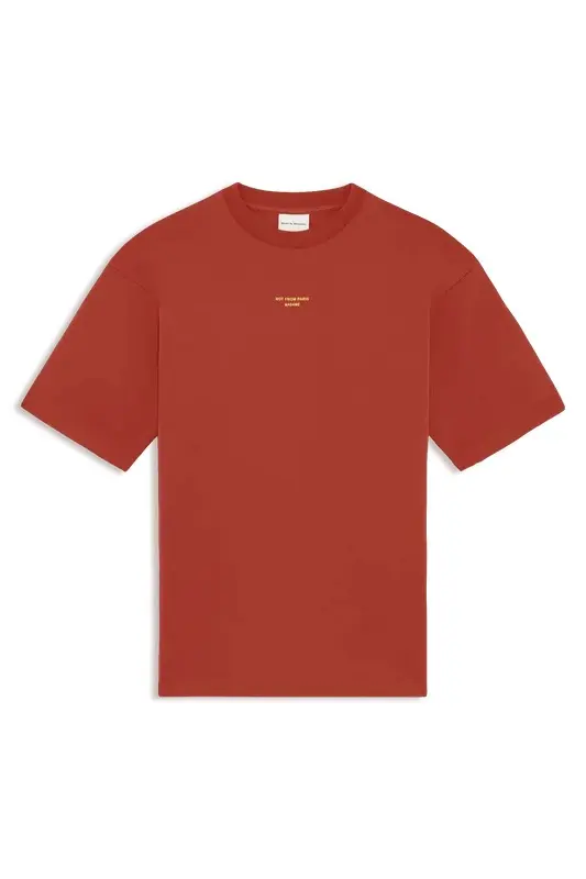 Le T-shirt Slogan Classique Dark Red