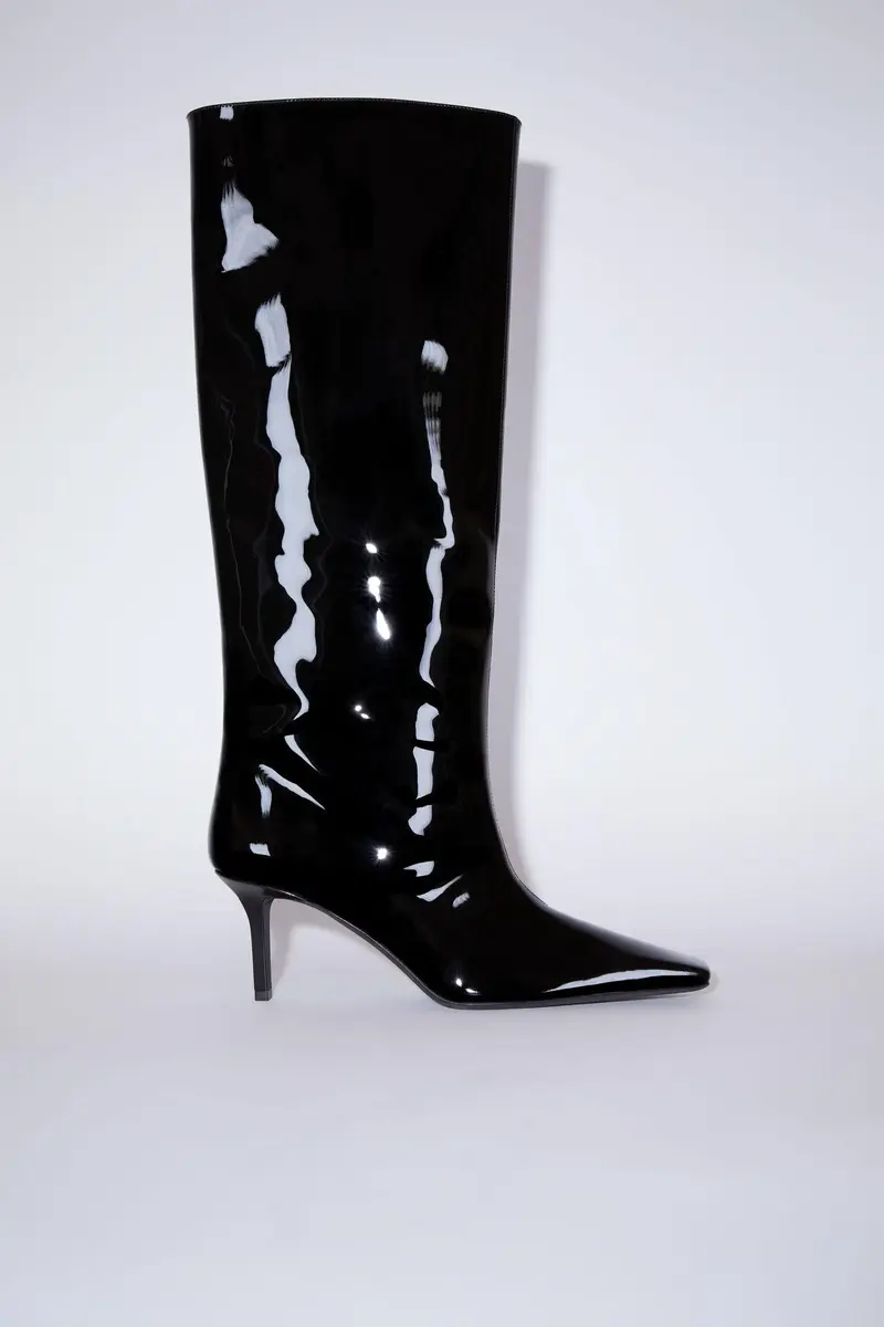 Leather Heel Boot