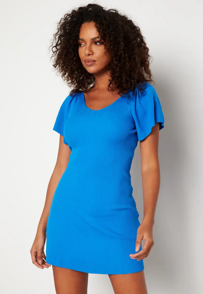 Leelo S/S V-Neck Dress Knit