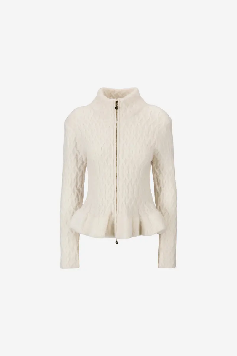 Lene Alpaca Cardigan Ivory