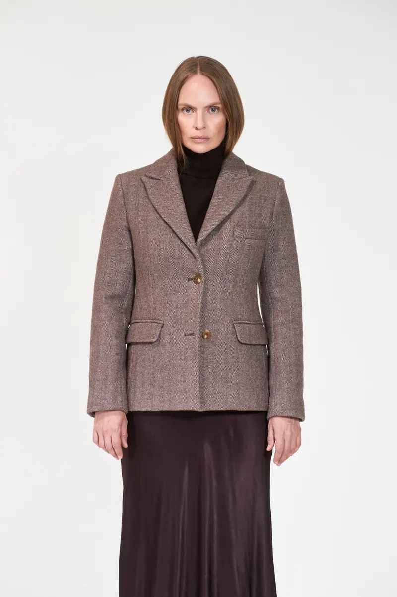 Lewis Herringbone Jacket