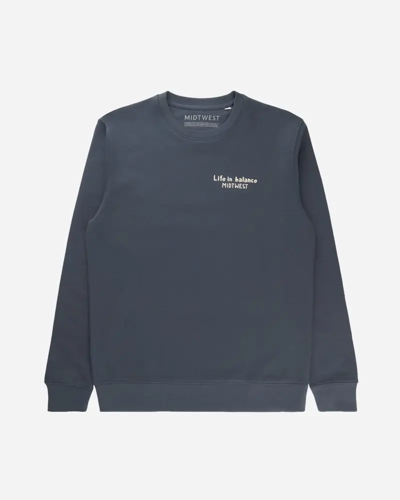 Life in Balance Crewneck - Navy