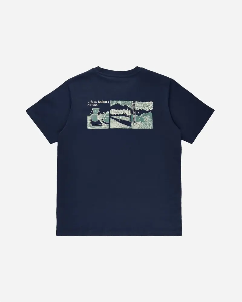Life in Balance T-shirt - Navy