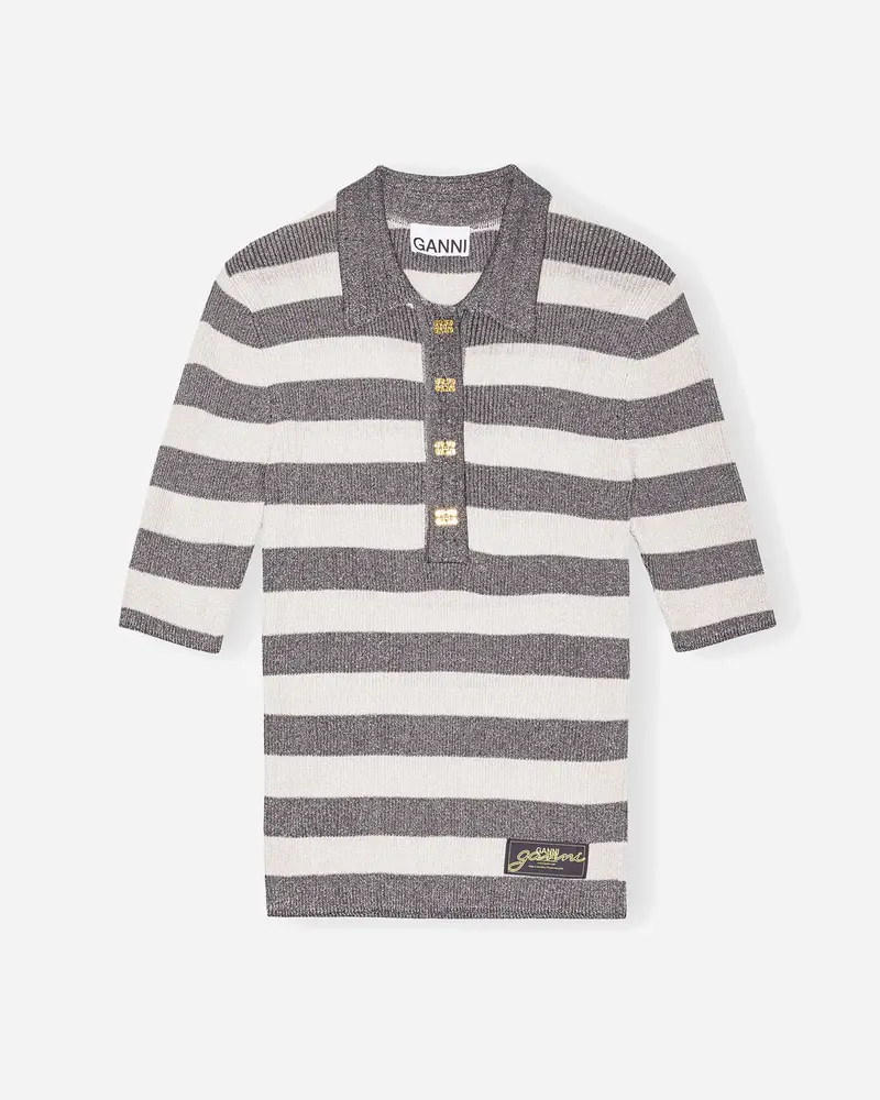 Light Sparkle Rib Polo