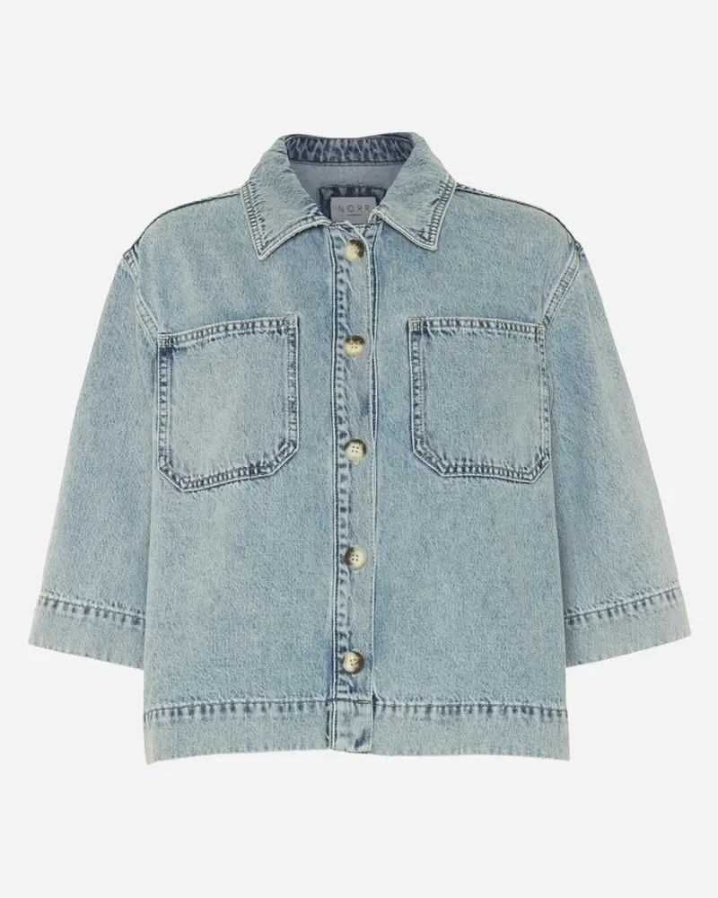 Lilah Denim Shirt - Light Blue