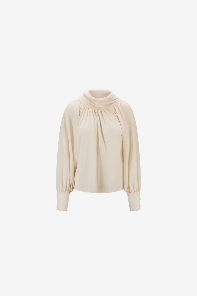 Lill Velour Top White