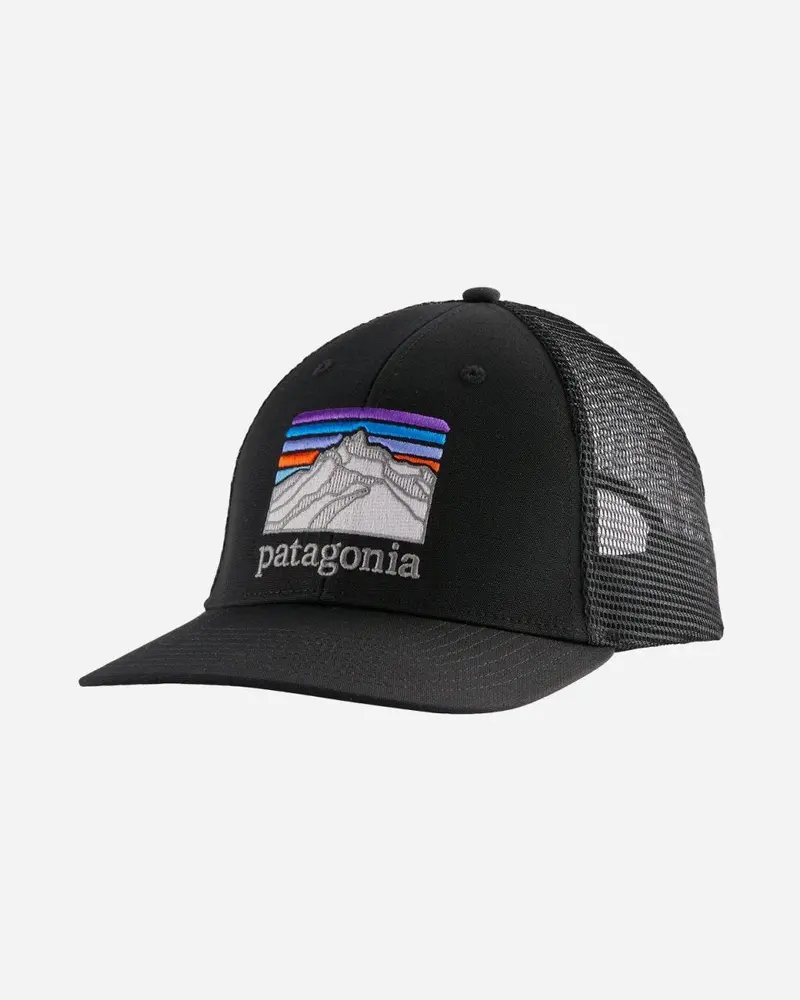 Line Logo Ridge LoPro Trucker Cap - Black