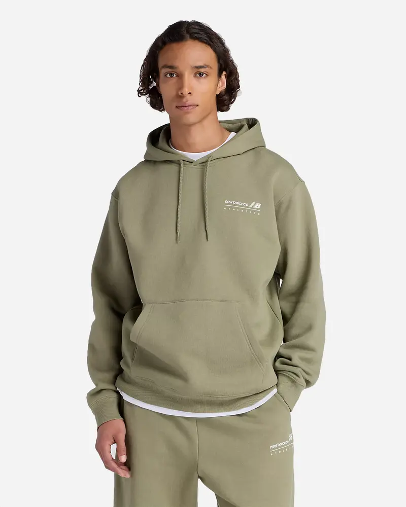 Linear Graphic Fleece Hoodie