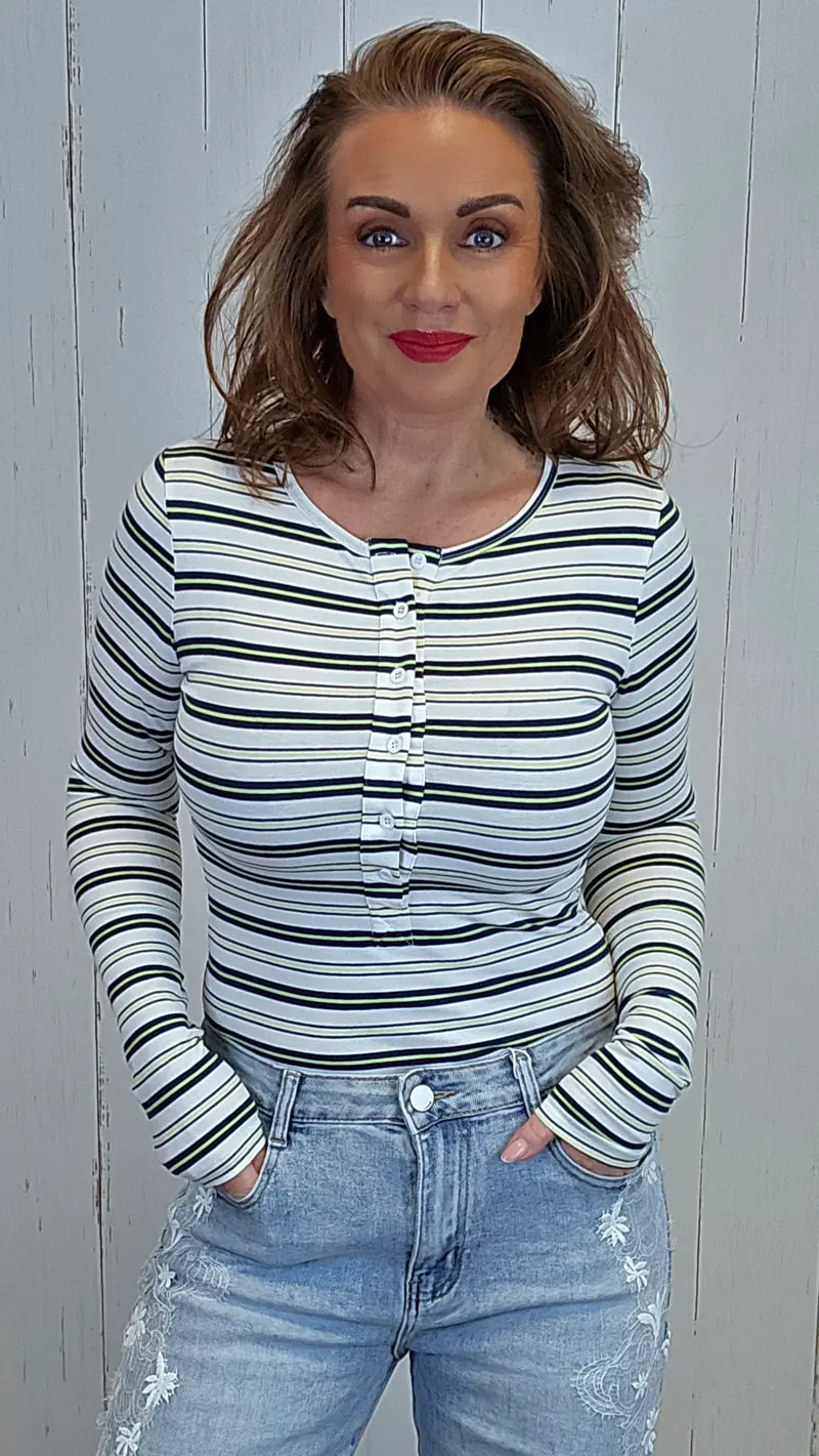 Linnea stripet topp