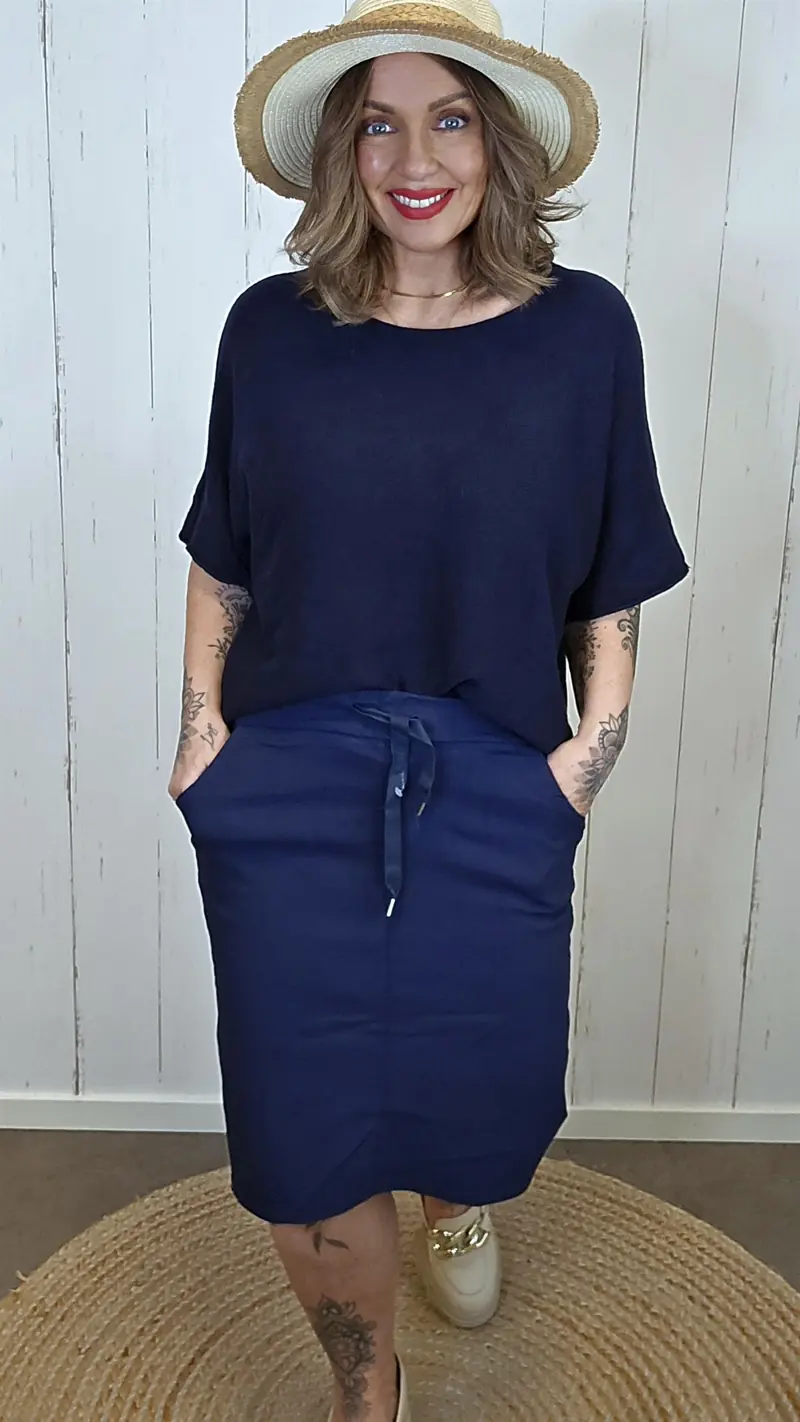 Liva skjørt navy